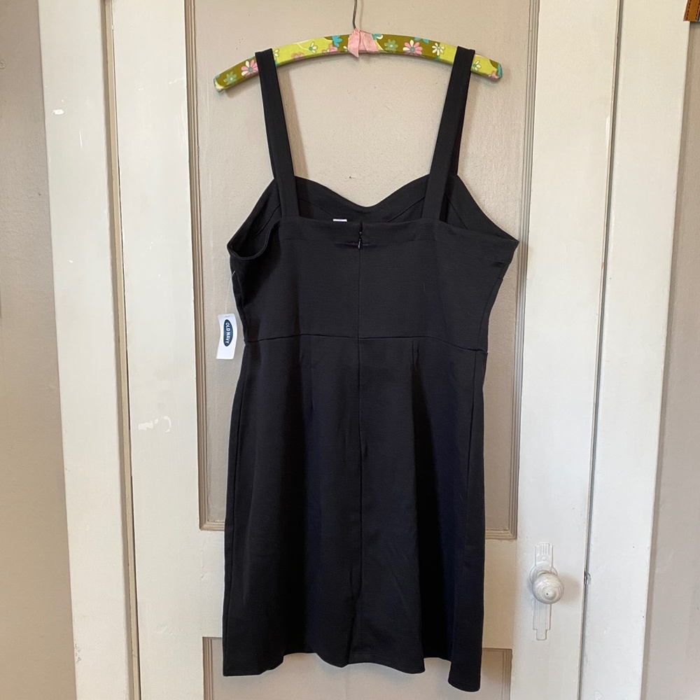Old Navy Fitted Black Tank Dress NWT - Picture 5 of 7